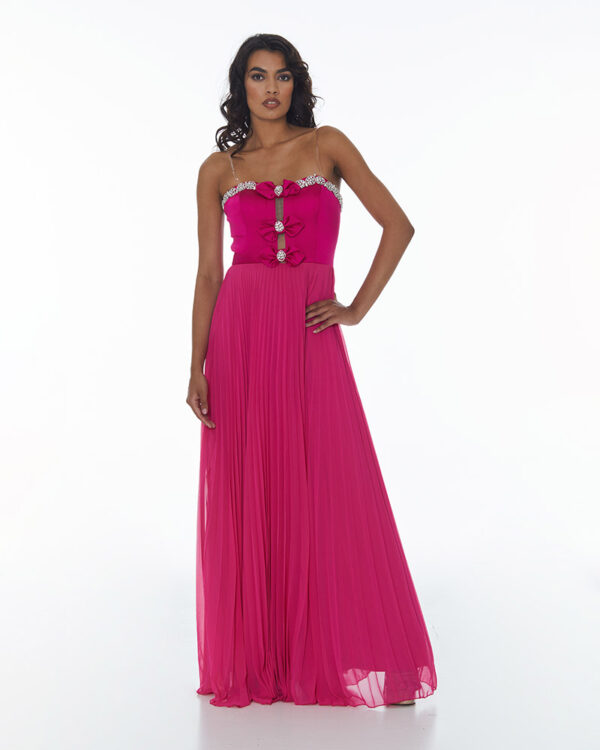 Μάξι φόρεμα strapless