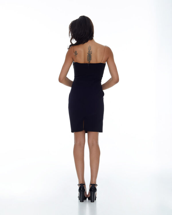 Κοντό strapless φόρεμα