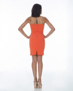 Κοντό strapless φόρεμα