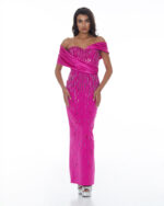 Μάξι φόρεμα σε ίσια γραμμή