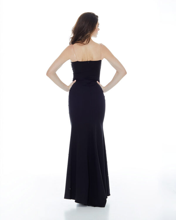 Μάξι φόρεμα σε ίσια γραμμή