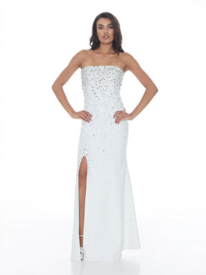 Μάξι φόρεμα σε ίσια γραμμή