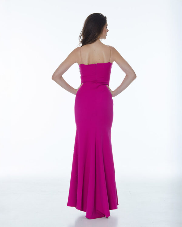 Μάξι φόρεμα σε ίσια γραμμή