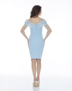 Κοντό ίσιο φόρεμα strapless