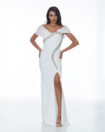 Μάξι strapless φόρεμα