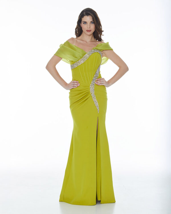 Μάξι strapless φόρεμα