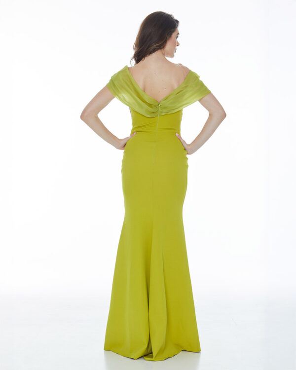 Μάξι strapless φόρεμα