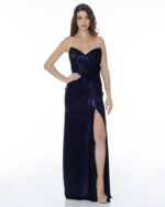 Μάξι φόρρεμα στραπλες κρουαζέ