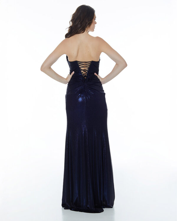 Μάξι φόρρεμα στραπλες κρουαζέ