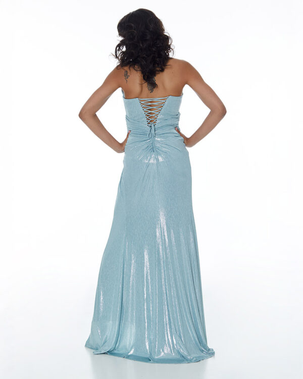 Μάξι φόρρεμα στραπλες κρουαζέ