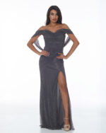 Μάξι φόρεμα απο δίχτυ παγιέτα