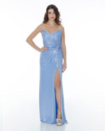 Μάξι φόρρεμα στραπλες κρουαζέ