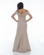 Μάξι strapless φόρεμα