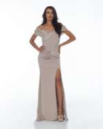 Μάξι strapless φόρεμα