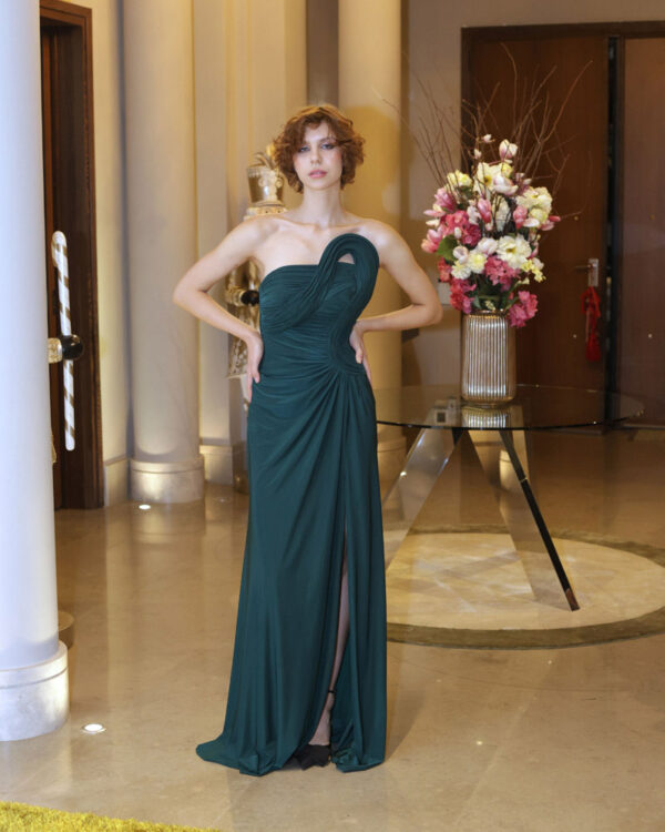 Μάξι φόρεμα με ντραπάρισμα