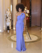 Μάξι φόρεμα με ντραπάρισμα