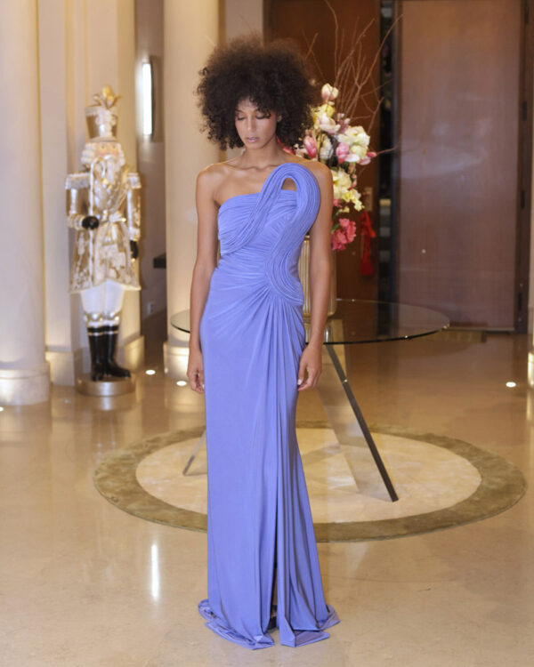 Μάξι φόρεμα με ντραπάρισμα