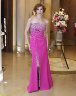 Μάξι φόρεμα σε ίσια γραμμή