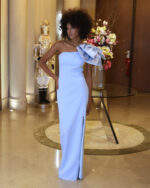 Μάξι φόρεμα σε ίσια γραμμή