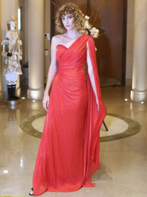 Μαξι φόρεμα μουσελίνα