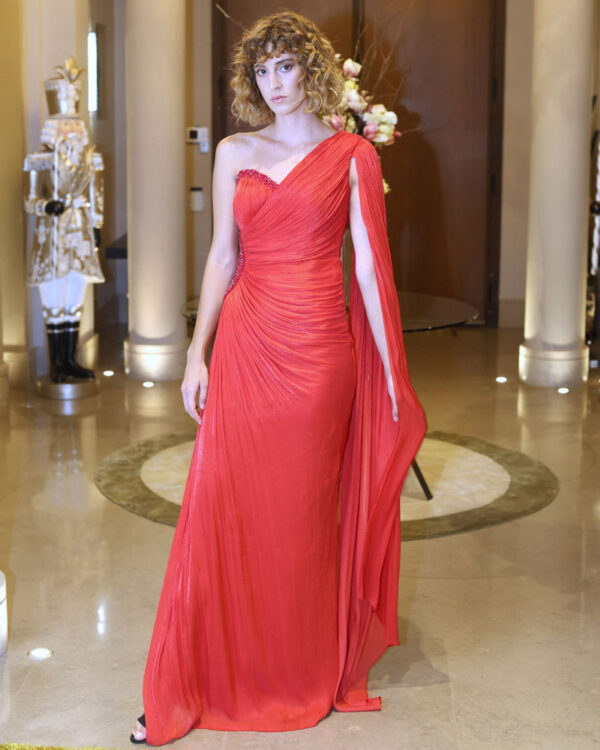 Μαξι φόρεμα μουσελίνα